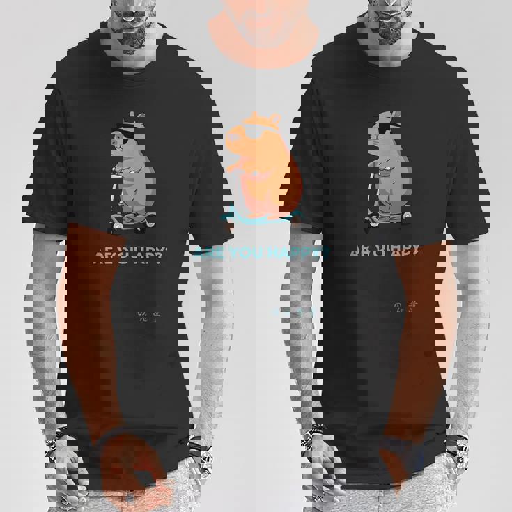 カピバラ・サングラス Tシャツ 面白い贈り物