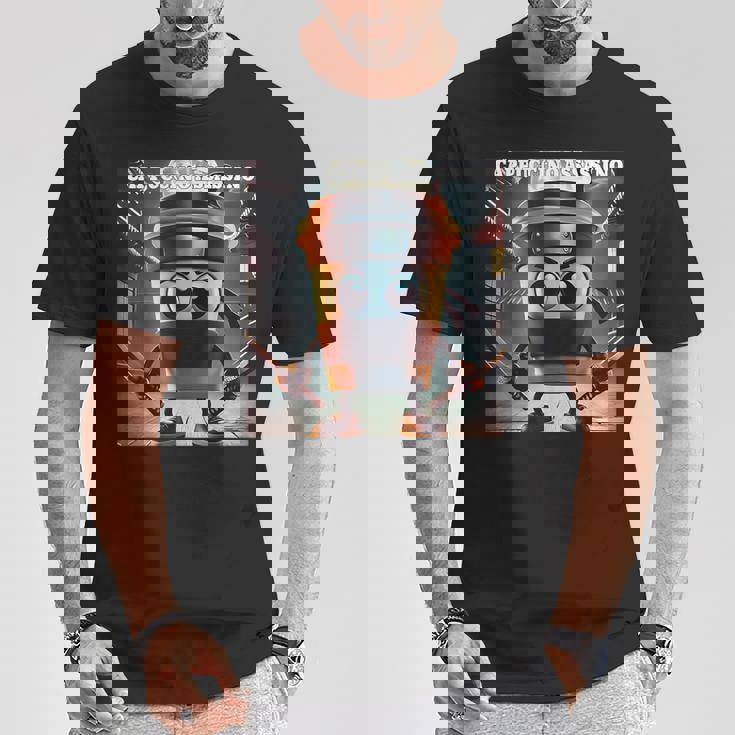 カプチーノ アサシノ ミーム Tシャツ 面白い贈り物