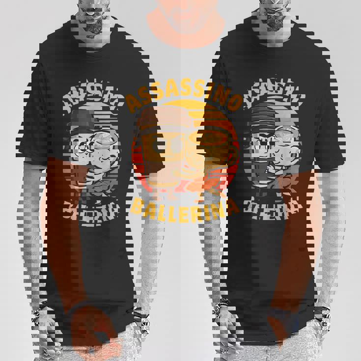 カプチーノ アサシーノ バレリーナ 面白い イタリアン ブレイン ミーム Tシャツ 面白い贈り物