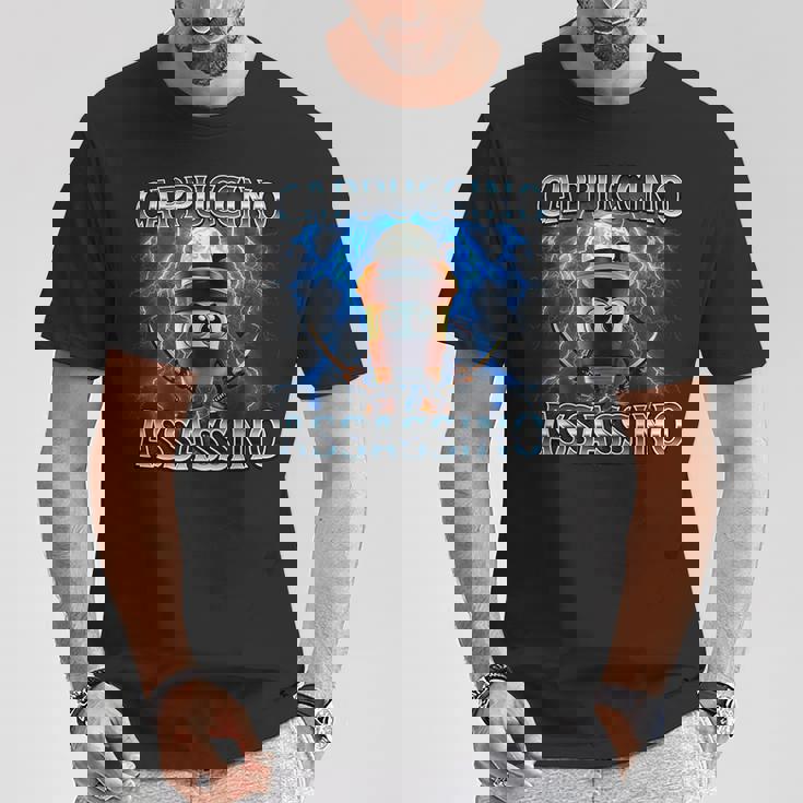 カプチーノ・アサシーノ イタリアンブレインロットミーム Tシャツ 面白い贈り物