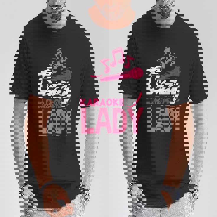 カラオケレディ おもしろ音楽好き カラオケシンガー Tシャツ 面白い贈り物
