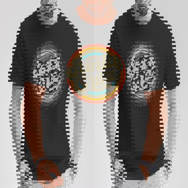 カリフォルニア州サンタクルーズシュタット ヴィンテージ レトロ Tシャツ 面白い贈り物