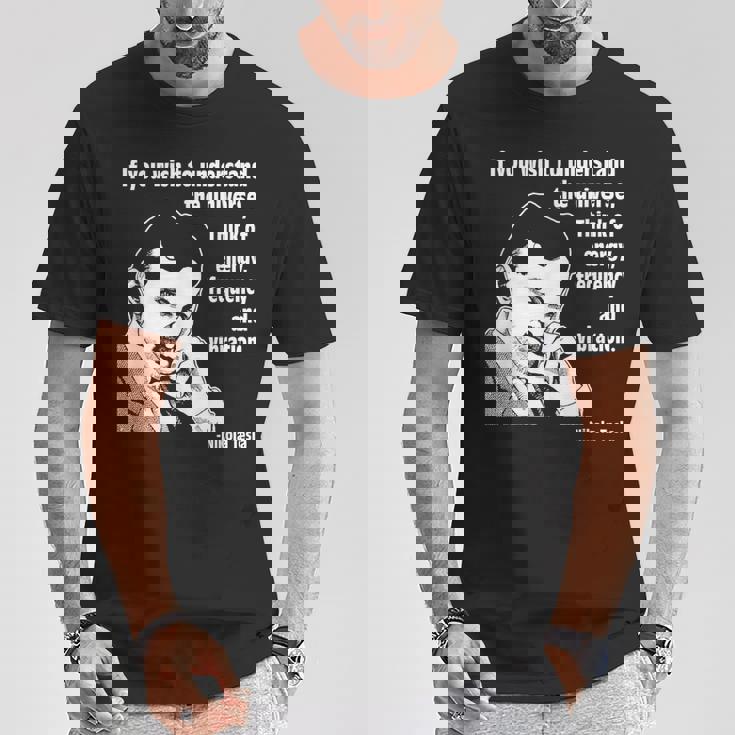 カルバン・ミラtシャツ ニコラ・テスラ Tシャツ 面白い贈り物