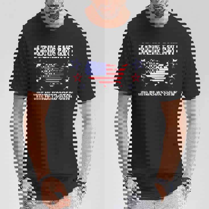 カロライン・レヴィット・ホワイトハウス報道官 Tシャツ 面白い贈り物