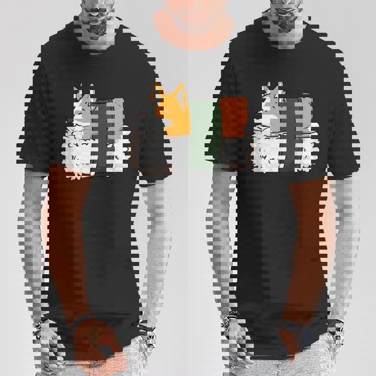 カワイイ かわいい 寿司 コーギー コーギー好き Tシャツ 面白い贈り物