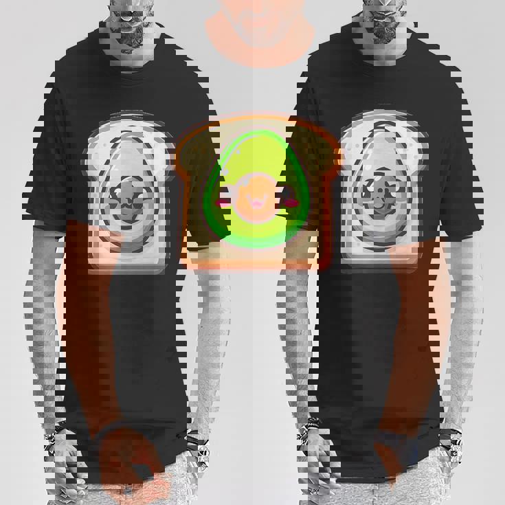 カワイイ アボカドトースト Tシャツ 面白い贈り物