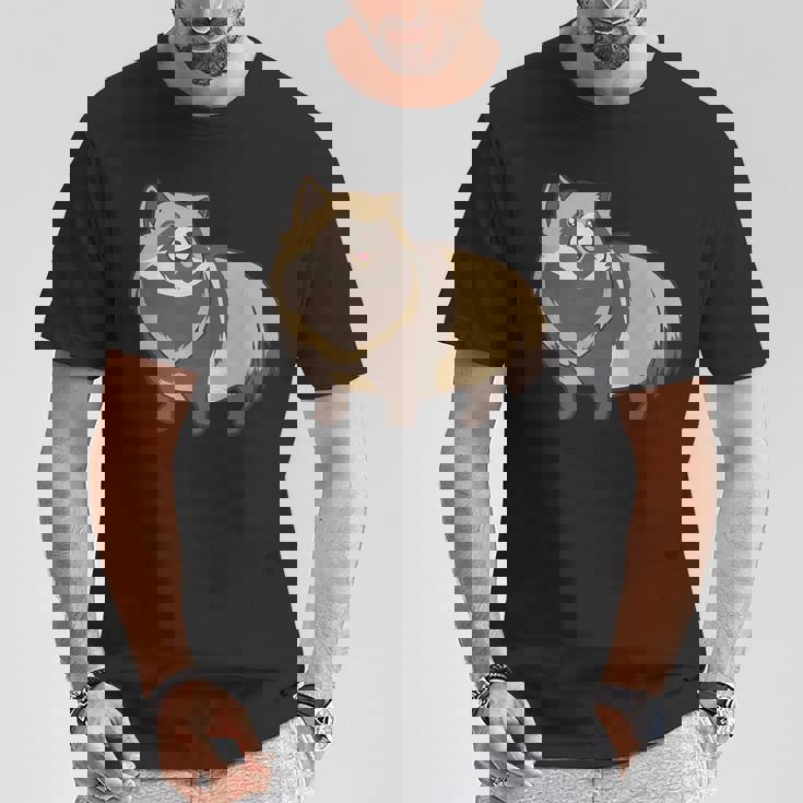 カワイイタヌキ Tシャツ 面白い贈り物