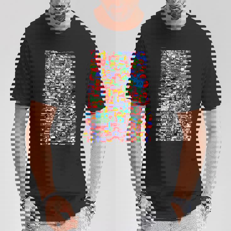 カントリーボール 世界の旗 Tシャツ 面白い贈り物