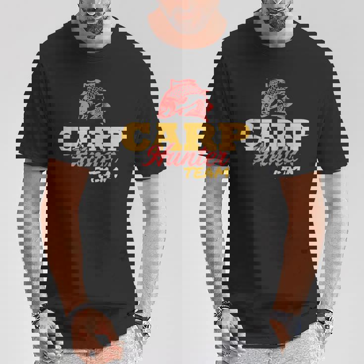 カープハンターチームi カープフィッシャーマンi カープフィッシング Tシャツ 面白い贈り物