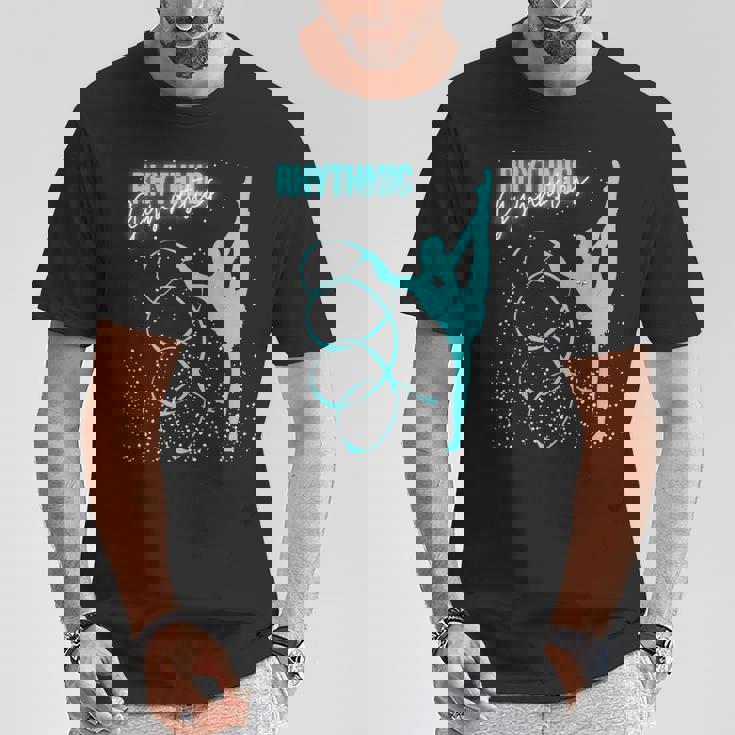 ガールズ 新体操 ティール Tシャツ 面白い贈り物