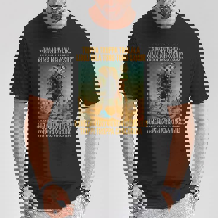 キッズ トレンド ミーム ブレイン イタリアン トリッパ トラララ Tシャツ 面白い贈り物