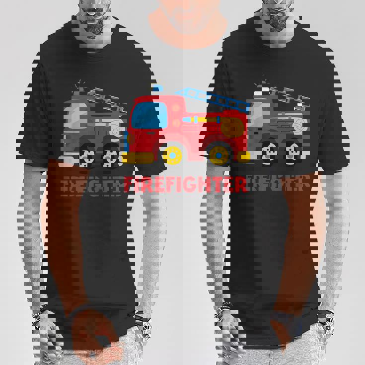 キッズ 消防車消防車 Tシャツ 面白い贈り物