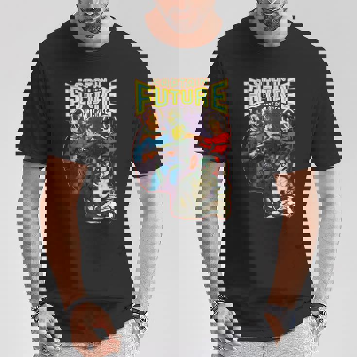 キャプテンフューチャー ヴィンテージfパルプアート Tシャツ 面白い贈り物