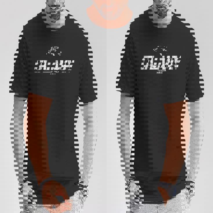 キャロウェイ フロリダ Fl ビンテージ アスレチック スポーツ ロゴ Tシャツ 面白い贈り物