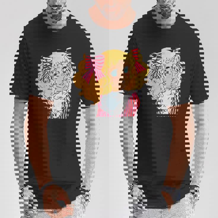 キャンディ キャンディ 日本 レトロ ヴィンテージ 80年代 アニメ 漫画 Tシャツ 面白い贈り物