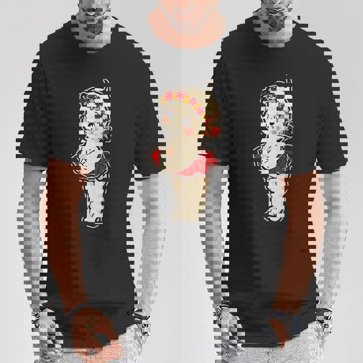 キューピー ベビーフラワーチャイルド Tシャツ 面白い贈り物