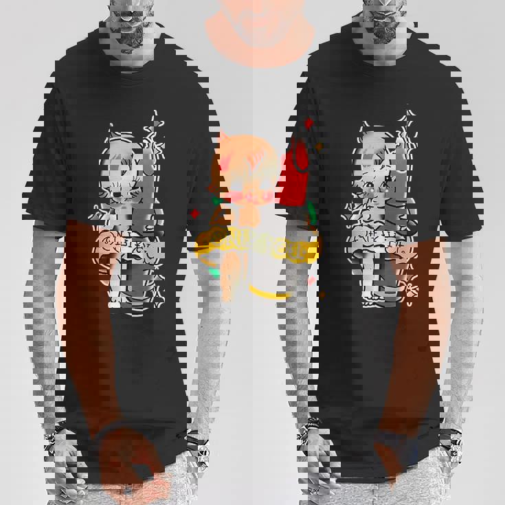 キューピー ベビーリップスティック×オンリーユー × かわいいキューピー人形 Tシャツ 面白い贈り物