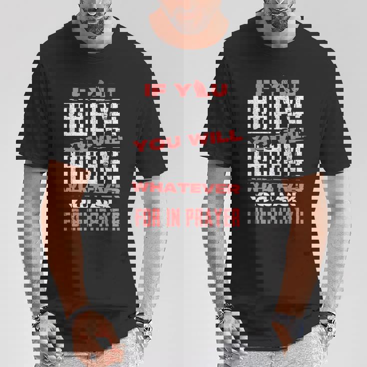 キリスト教信仰のモチベーションを高めると信じるなら Tシャツ 面白い贈り物