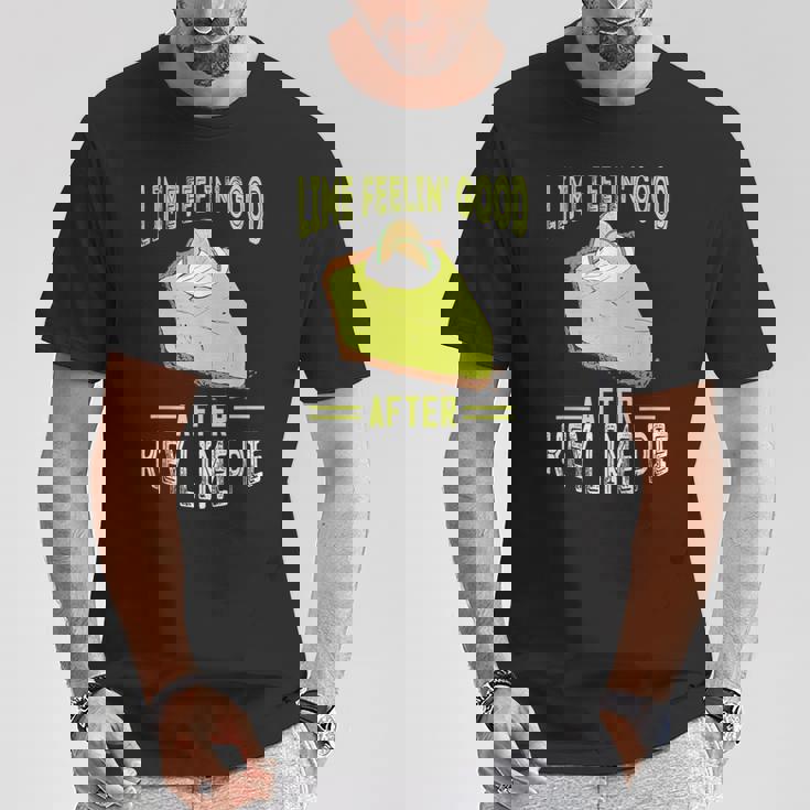 キー ライム パイ フィーリング グッドレモンパイ デザート フロリダパイ Tシャツ 面白い贈り物