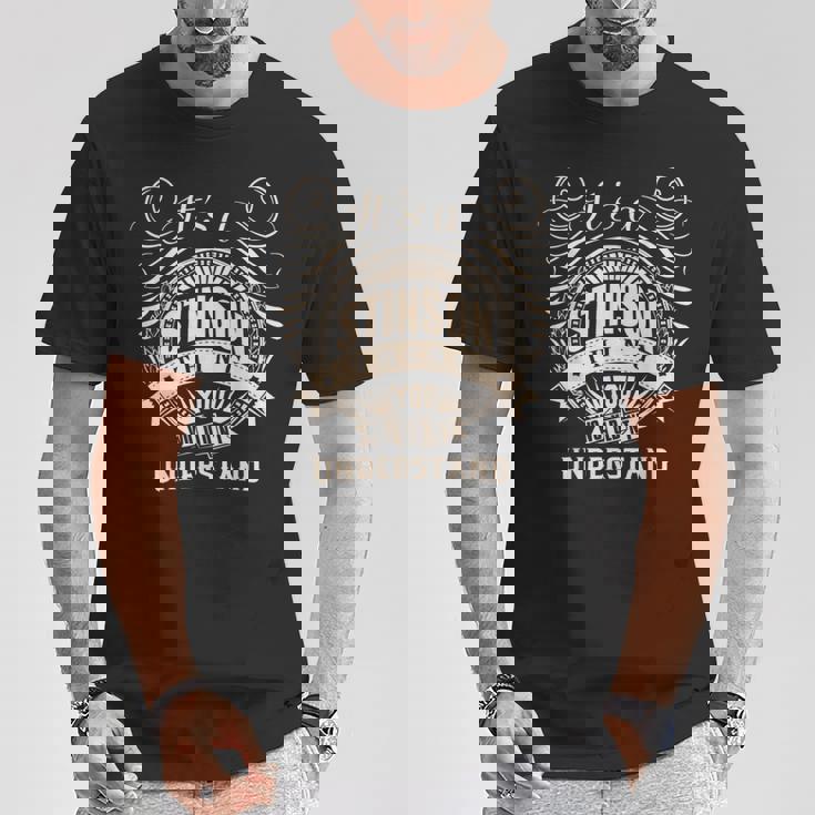 ギフトには理解できないスティンソンです。 Tシャツ 面白い贈り物