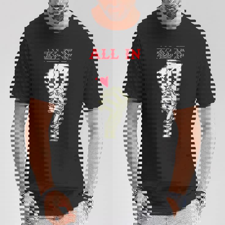 ギャンブル ポーカー プレーヤー スケルトン ハンド ポーカー カード 7 2 ポーカー Tシャツ 面白い贈り物