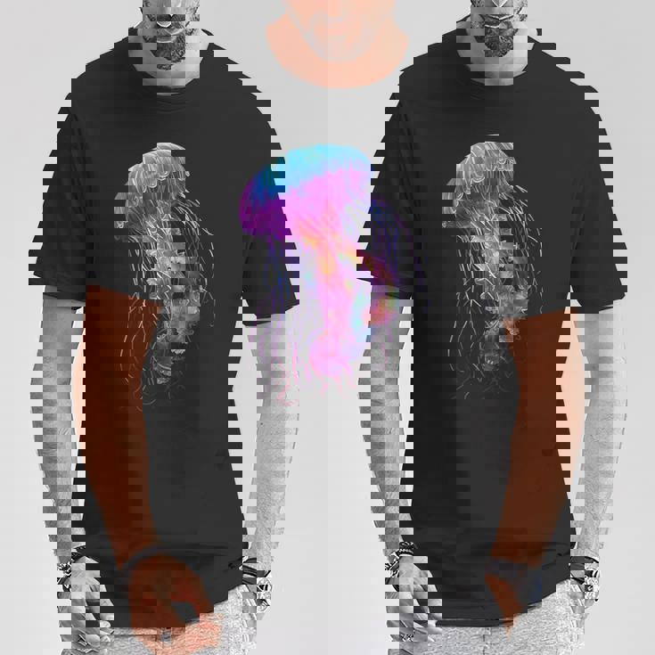 クラゲ 動物 モチーフ アート クラゲ Tシャツ 面白い贈り物