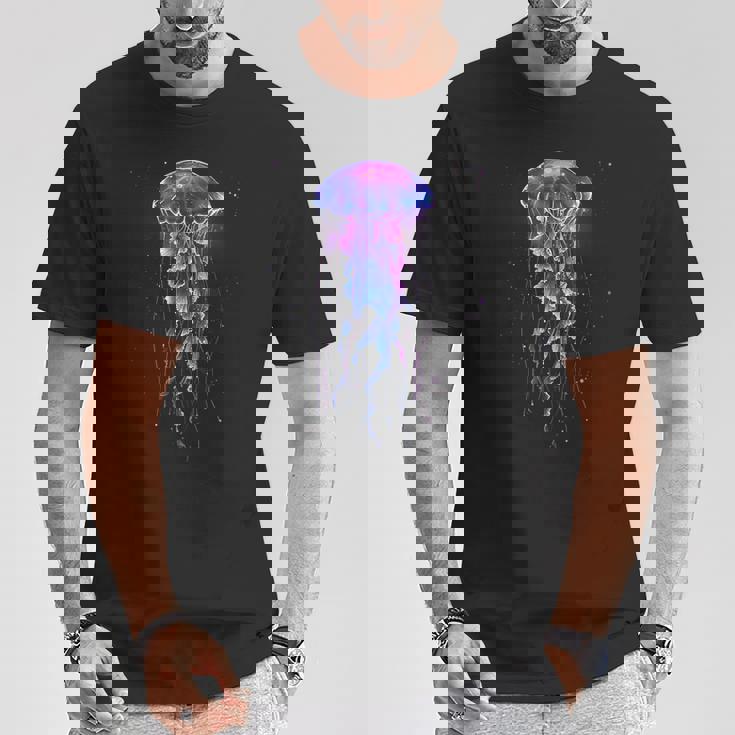 クラゲ 海 海洋 動物愛好家 海洋哺乳類 アートワーク Tシャツ 面白い贈り物