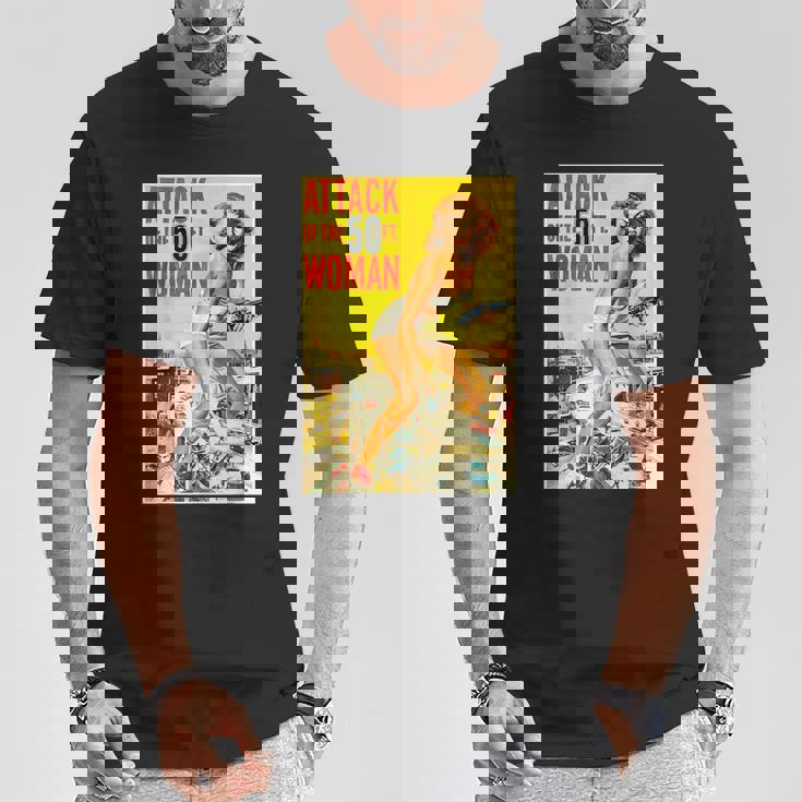 クラシック ハロウィン モンスター ポスター ホラー映画 Tシャツ 面白い贈り物