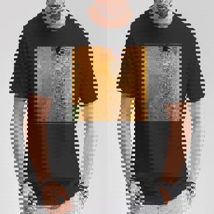 クリムトポートレートアート Tシャツ 面白い贈り物