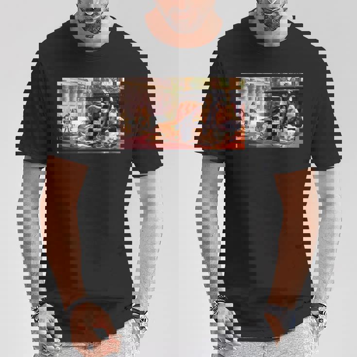 クレオパトラの毒をテストするアレクサンドル・カバネル1887 Tシャツ 面白い贈り物