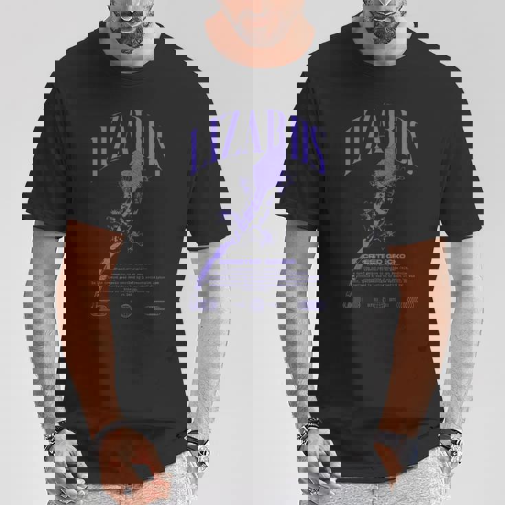 クレステッドゲッコー ストリートウェア トカゲ キーパー Tシャツ 面白い贈り物