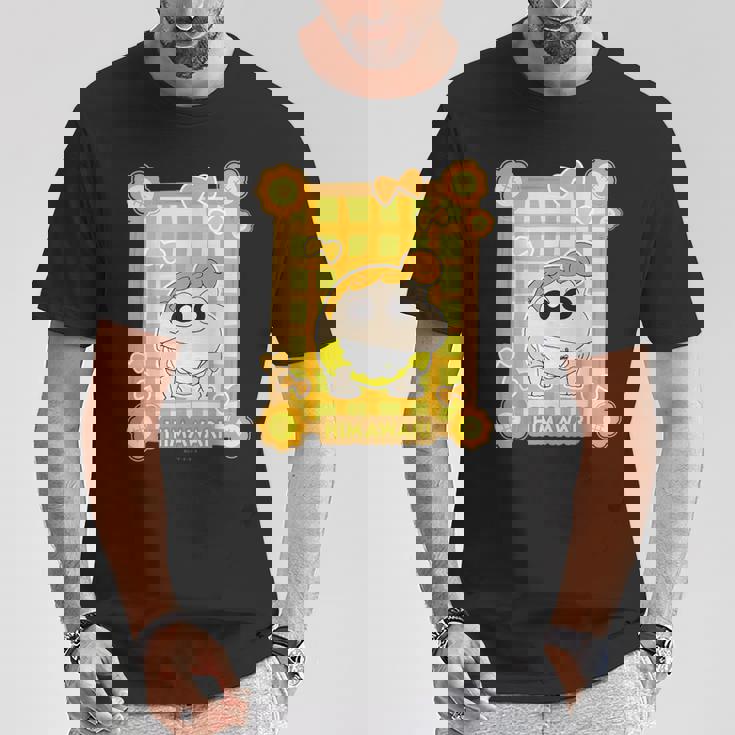 クレヨンしんちゃん ちょうちょとひまわり Tシャツ 面白い贈り物