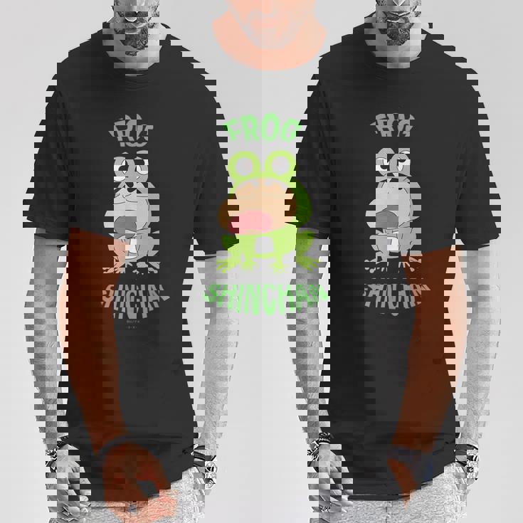 クレヨンしんちゃん カエルしんちゃん Tシャツ 面白い贈り物