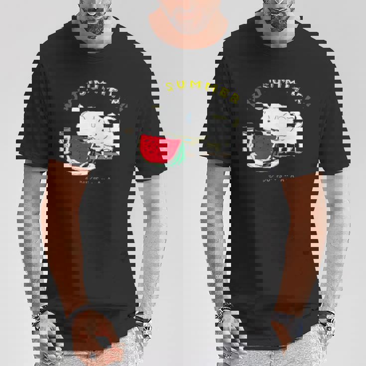 クレヨンしんちゃん シロ 夏の1日 Tシャツ 面白い贈り物