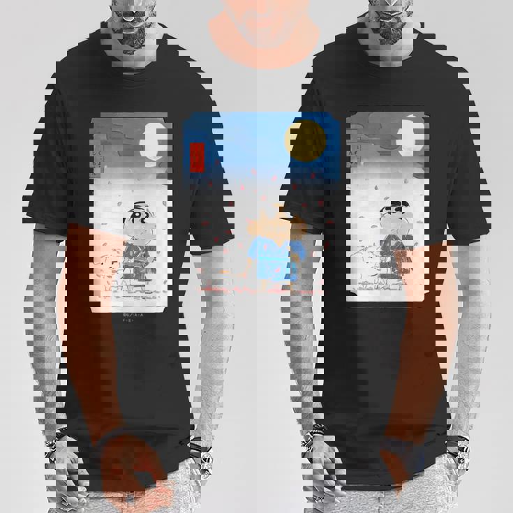 クレヨンしんちゃん 夜桜としんちゃん Tシャツ 面白い贈り物