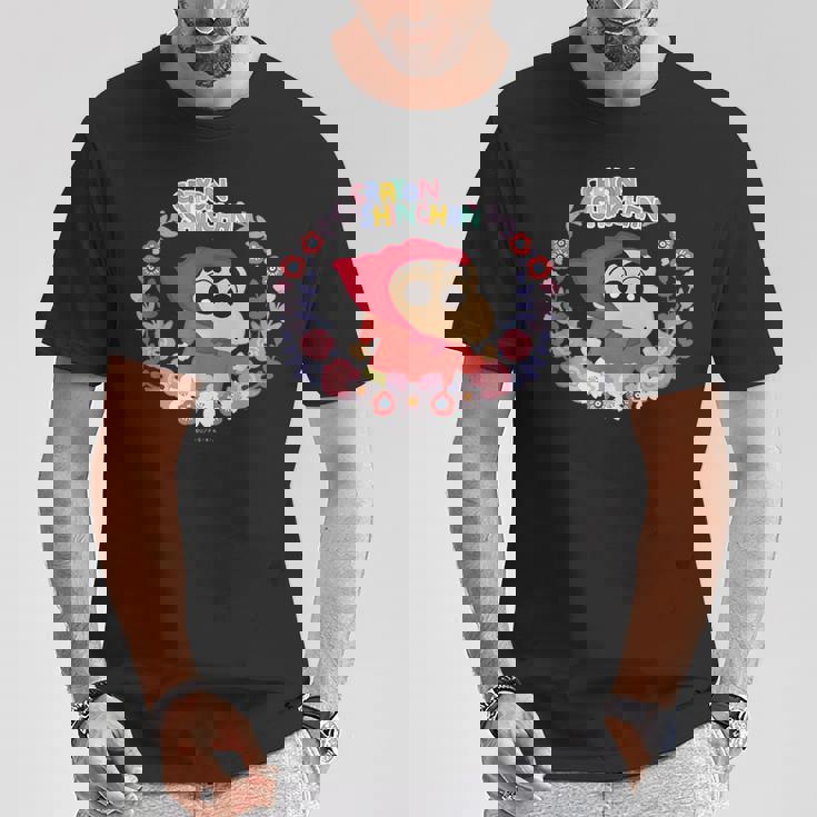 クレヨンしんちゃん 赤ずきん クレヨンタッチ Tシャツ 面白い贈り物