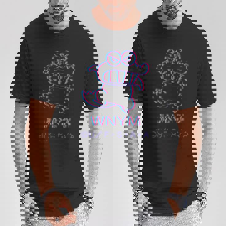 クレヨンしんちゃん ３D風ワニ山さんワンポイント Tシャツ 面白い贈り物