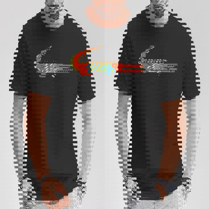 クロコダイル コミック Tシャツ 面白い贈り物