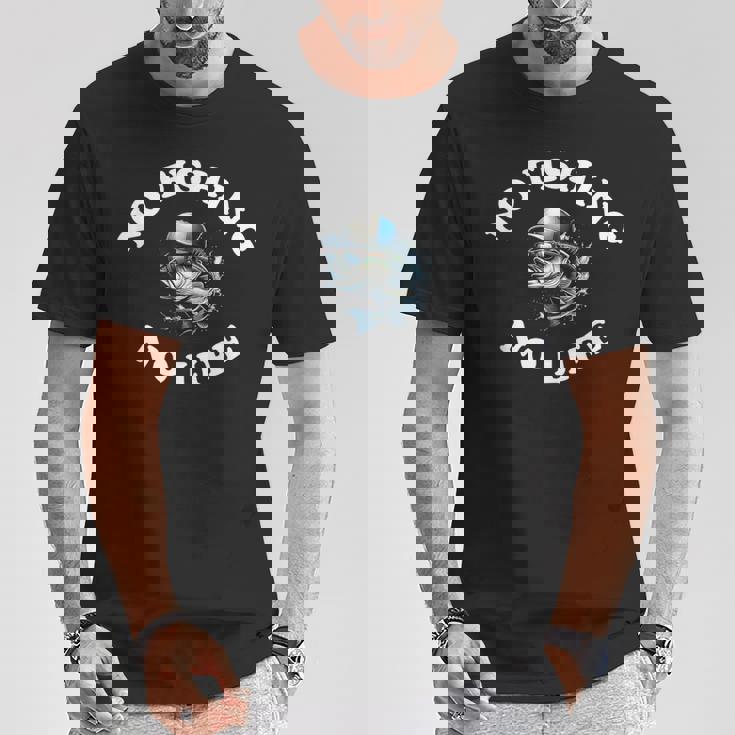 クール 釣り バス釣り おもしろ フィッシング ライフ グラフィック タイプ1 Tシャツ 面白い贈り物