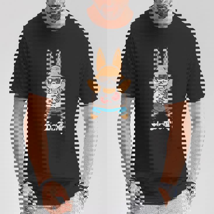 クールすぎるリラックスバニー Tシャツ 面白い贈り物