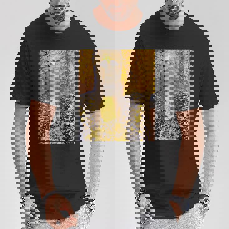 グスタフ・クリムト パラスアテナ アートデザイン Tシャツ 面白い贈り物