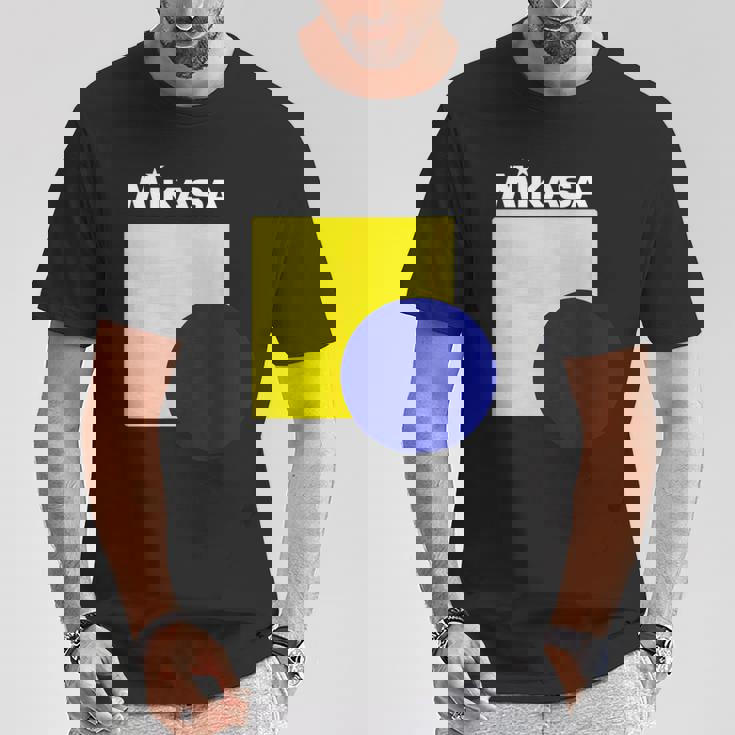 グラフィック＆ロゴ Wh バレーボール Tシャツ 面白い贈り物