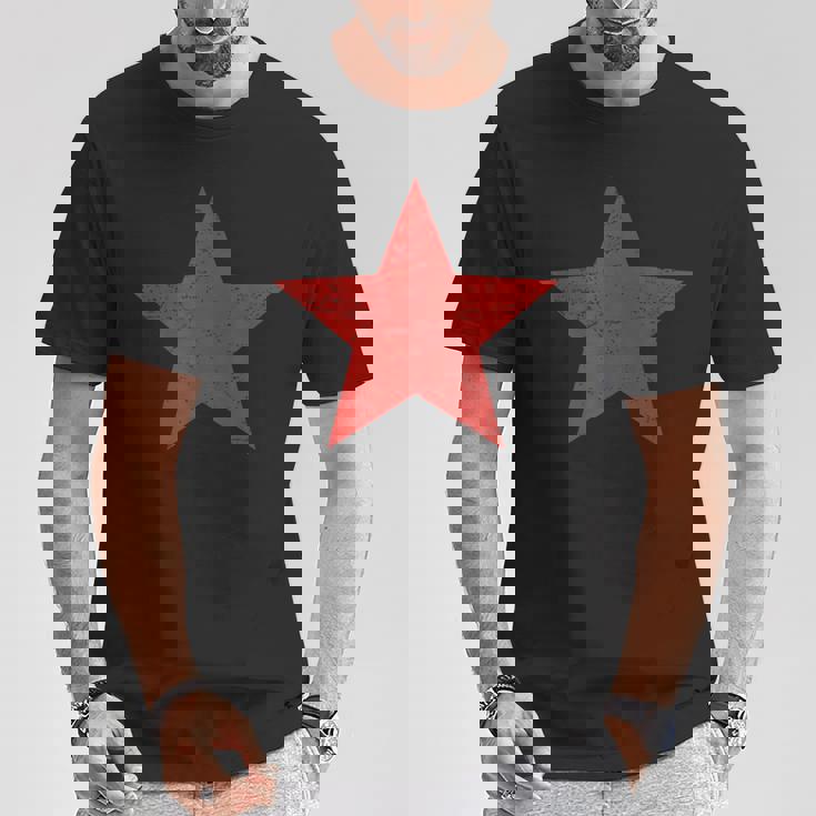 グランジ オルタナティブ アンティーク調 レッドスター 90年代ロックバンド音楽 Tシャツ 面白い贈り物