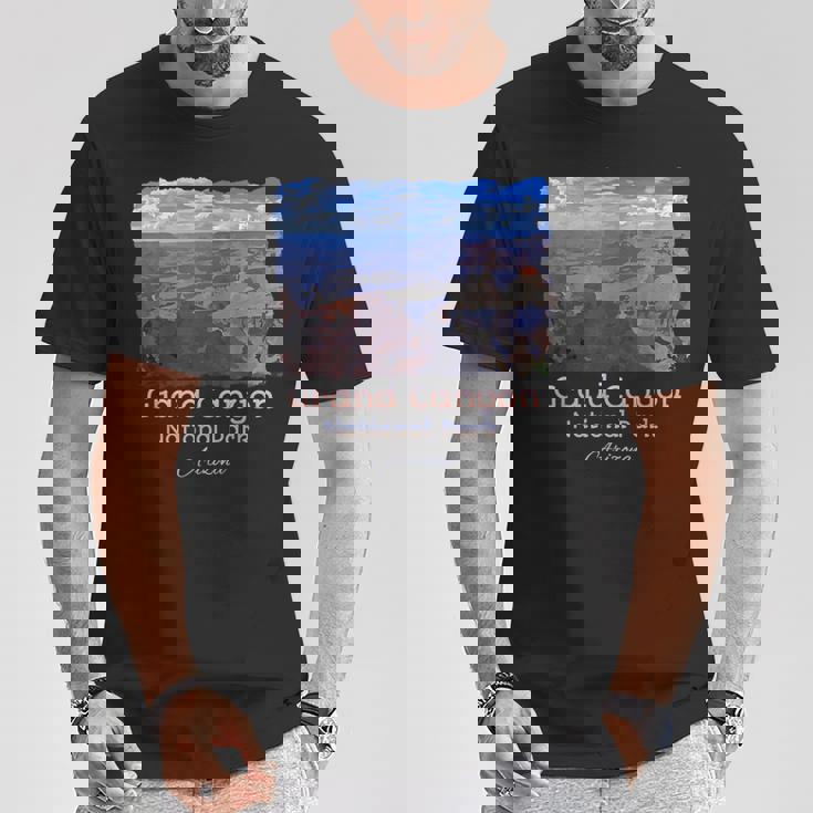 グランドキャニオン国立公園、アリゾナ州カラフルシーニックtシャツ Tシャツ 面白い贈り物