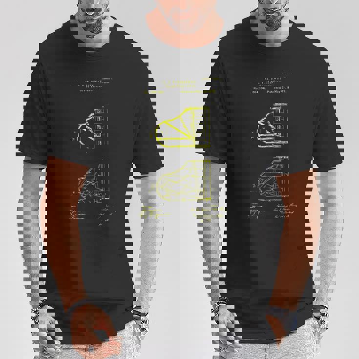 グランドピアノ パテントピアノプレイヤー おかしなピアニストのギフト Tシャツ 面白い贈り物