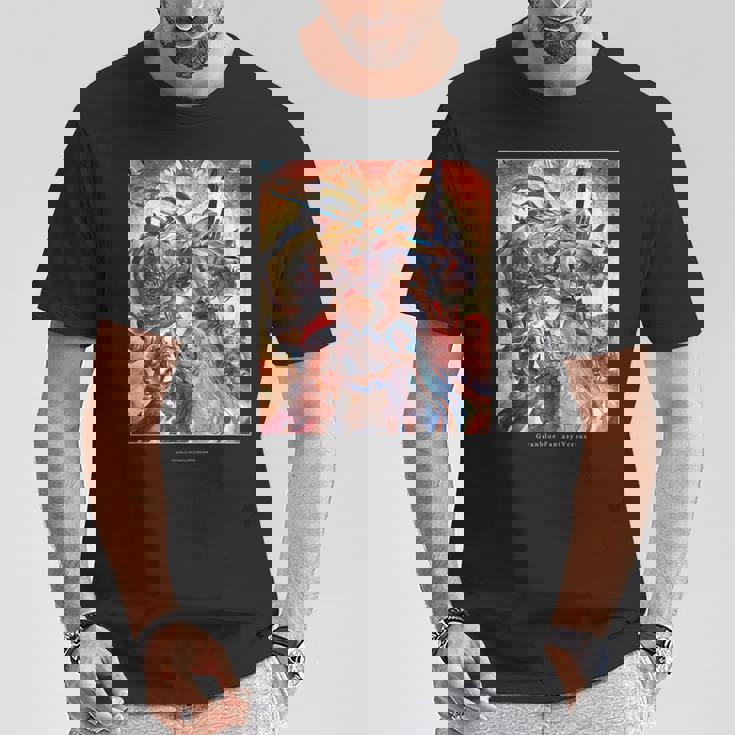 グランブルーファンタジーヴァーサス パッケージアート プレミアムエディション Tシャツ 面白い贈り物