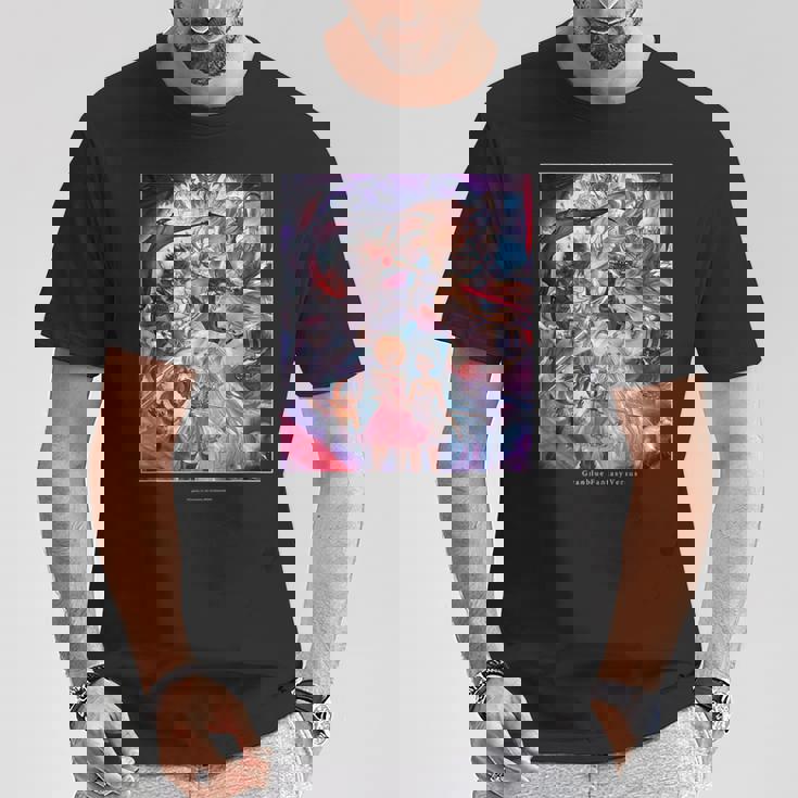 グランブルーファンタジーヴァーサス パッケージアート レジェンダリーエディション Tシャツ 面白い贈り物