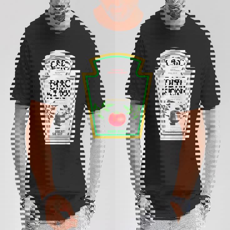 ケチャップ ハロウィン 2024 コスチューム マスタード 調味料 Tシャツ 面白い贈り物