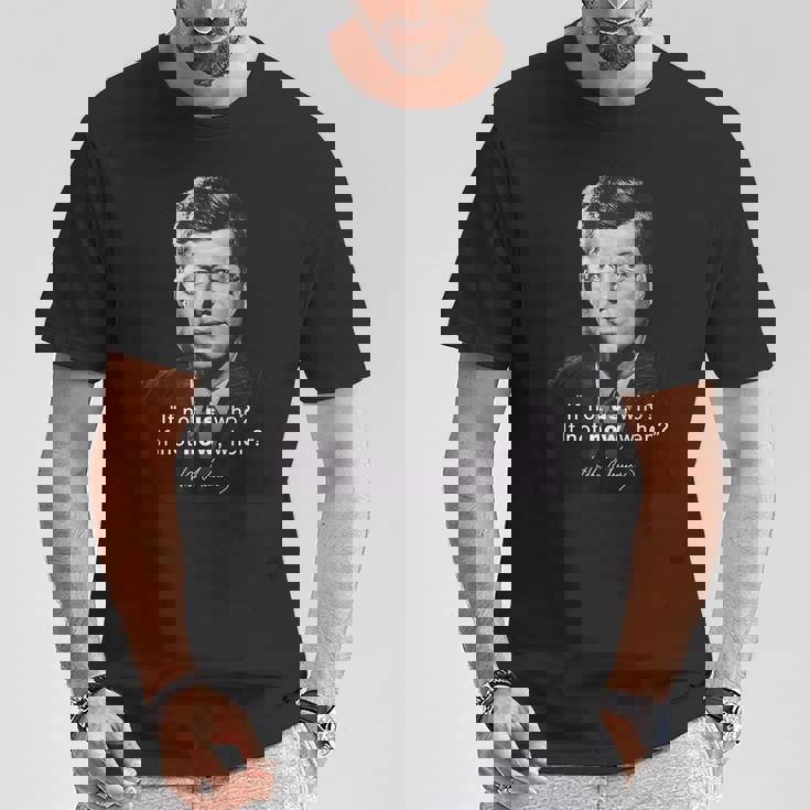 ケネディ大統領jfk民主党アメリカ引用 Tシャツ 面白い贈り物