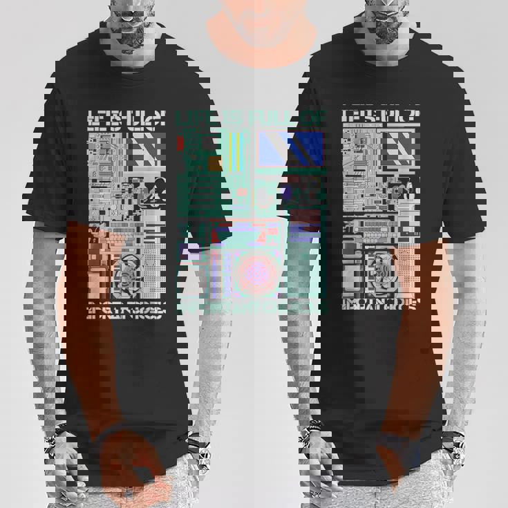 ゲーム パソコン 面白いtシャツ ゲーマー ネタ メンズ おもしろ 面白い 服 オリジナル グッズ 文字tシャツ Tシャツ 面白い贈り物